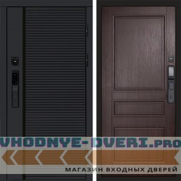 Входная дверь  Smart (Смарт) Black Line Классика Венге